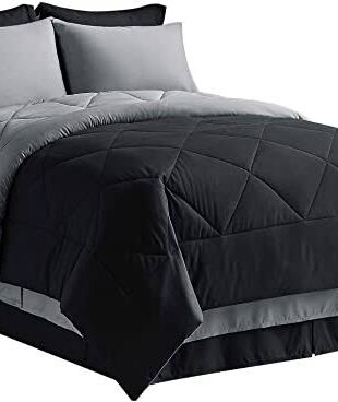 Grey & Black Plain