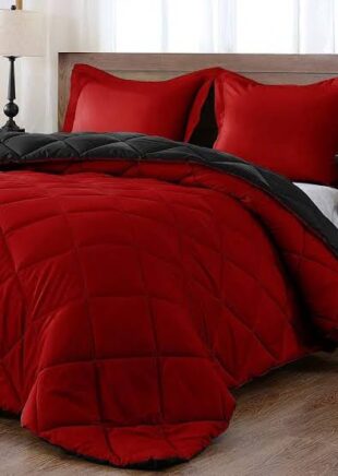 Red & Black Plain